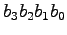 $b_3b_2b_1b_0$