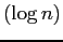 $(\log n)$