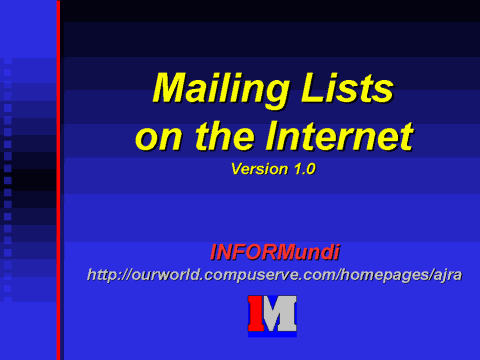 Mailing Lists on the Internet