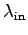 $\lambda_{\rm in}$