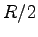 $R/2$