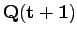 $\bf Q(t + 1)$