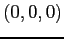 $(0,0,0)$