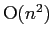 ${\rm O}(n^2)$