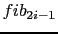 $fib_{2i-1}$