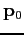 ${\bf p}_0$
